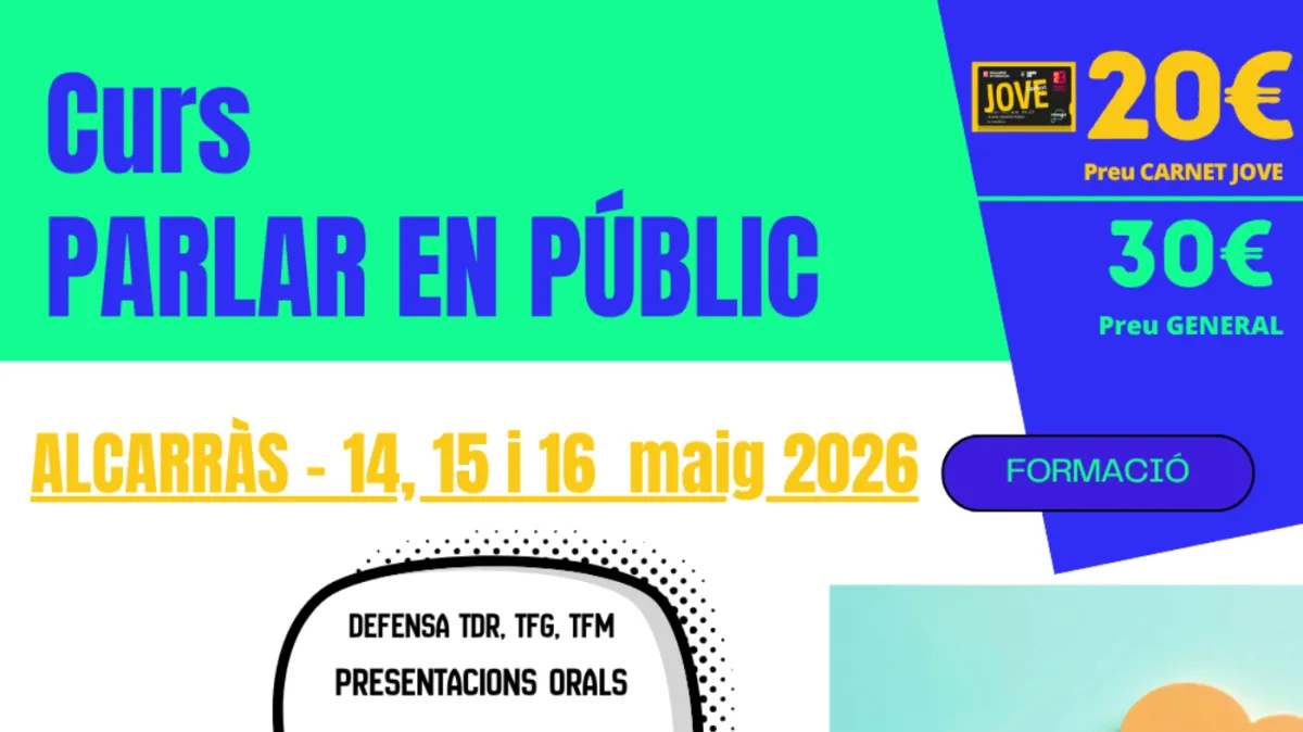 Curs Parlar en públic