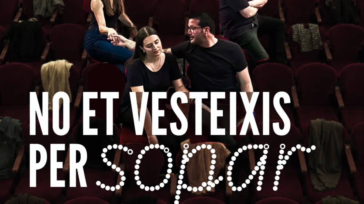 No et vesteixis per sopar